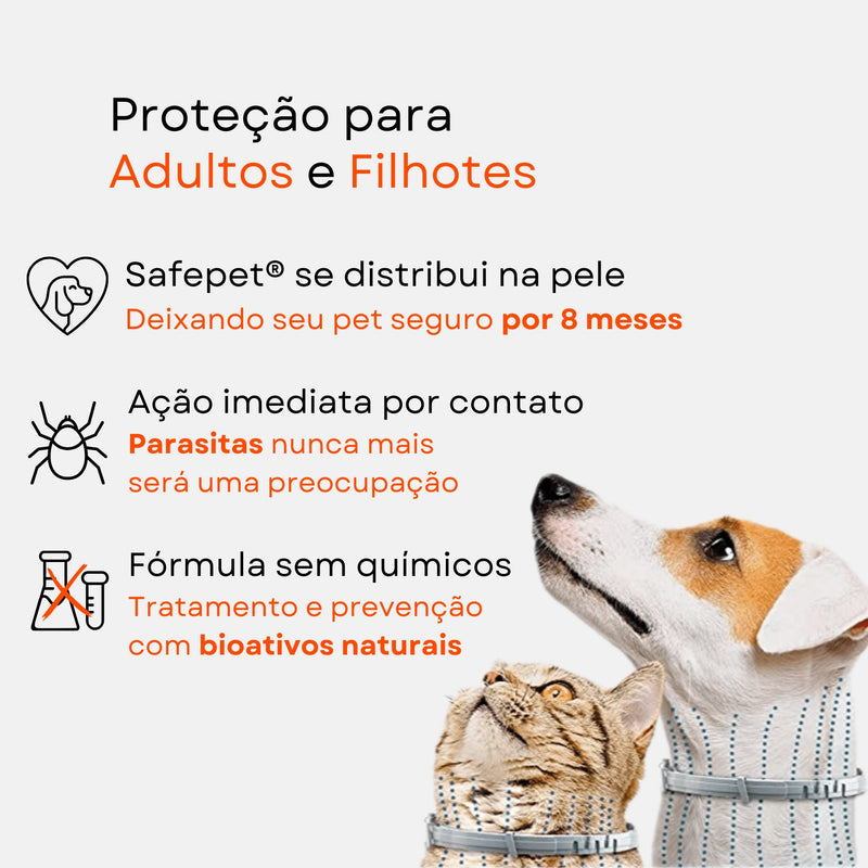 Colar Anti Pulgas e Carrapatos - TendiTudo Essencial